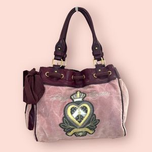 Vintage Juicy Couture Wine Burgundy Daydreamer Bag
